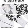 COOFANDY Men’s Print Button Down Dress Shirt Fashion Long Sleeve Casual Shirts(White)