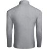 COOFANDY Mens Pullover Sweaters Fashion Diamond Knit Sweater Stylish Knitwear Lightweight Jumper(Light Grey)