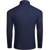 COOFANDY Mens Pullover Sweaters Fashion Diamond Knit Sweater Stylish Knitwear Lightweight Jumper(Navy Blue)