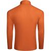 COOFANDY Mens Pullover Sweaters Fashion Diamond Knit Sweater Stylish Knitwear Lightweight Jumper(Orange)