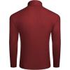COOFANDY Mens Pullover Sweaters Fashion Diamond Knit Sweater Stylish Knitwear Lightweight Jumper(Wine Red)