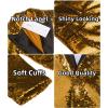 COOFANDY Mens Sequin Blazer Tuxedo Party Prom Wedding Tuxedo One Button Jacket(Golden Yellow)