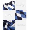 COOFANDY Men’s Sleeveless V Neck Pullover Sweater Slim Fit Casual Argyle Sweater Vest(Navy Blue)