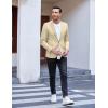 COOFANDY Men’s Slim Fit Casual Blazers Lightweight Sport Coats One Button Suit Jackets(A_khaki)