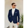 COOFANDY Men’s Slim Fit Casual Blazers Lightweight Sport Coats One Button Suit Jackets(Dark Blue)