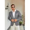 COOFANDY Men’s Slim Fit Casual Blazers Lightweight Sport Coats One Button Suit Jackets(Dark Charcoal)
