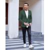 COOFANDY Men’s Slim Fit Casual Blazers Lightweight Sport Coats One Button Suit Jackets(Light Green)