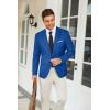 COOFANDY Men’s Slim Fit Casual Blazers Lightweight Sport Coats One Button Suit Jackets(Royal Blue)