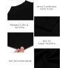 COOFANDY Men’s Slim Fit Mock Turtleneck Pullover Sweater Casual Basic Knitted Thermal Sweaters(01-black)