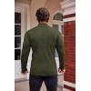 COOFANDY Men’s Slim Fit Mock Turtleneck Pullover Sweater Casual Basic Knitted Thermal Sweaters(Deep Army Green)