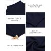 COOFANDY Men’s Slim Fit Mock Turtleneck Pullover Sweater Casual Basic Knitted Thermal Sweaters(Navy Blue)
