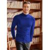 COOFANDY Men’s Slim Fit Mock Turtleneck Pullover Sweater Casual Basic Knitted Thermal Sweaters(Royal Blue)