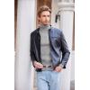 COOFANDY Men’s Slim Fit Turtleneck Sweater Casual Basic Knitted Long Sleeve Pullover Sweater(01_gray)