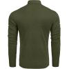 COOFANDY Men’s Slim Fit Turtleneck Sweater Casual Basic Knitted Long Sleeve Pullover Sweater(Army Green)