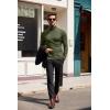 COOFANDY Men’s Slim Fit Turtleneck Sweater Casual Basic Knitted Long Sleeve Pullover Sweater(Army Green)