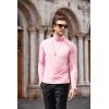 COOFANDY Men’s Slim Fit Turtleneck Sweater Casual Basic Knitted Long Sleeve Pullover Sweater(Light Pink)