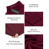 COOFANDY Men’s Slim Fit Turtleneck Sweater Casual Basic Knitted Long Sleeve Pullover Sweater(Wine Red)
