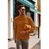 COOFANDY Men’s Slim Fit Turtleneck Sweater Casual Pullover Sweater Lightweight Ribbed Sweater(British Tan)