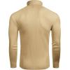 COOFANDY Men’s Slim Fit Turtleneck Sweater Casual Twist Patterned Pullover Knitted Sweaters(Khaki)
