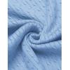 COOFANDY Men’s Slim Fit Turtleneck Sweater Casual Twist Patterned Pullover Knitted Sweaters(Light Blue)