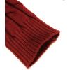 COOFANDY Men’s Slim Fit Turtleneck Sweater Casual Twisted Knitted Pullover Sweaters(Wine Red)