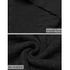 COOFANDY Men’s Slim Fit Turtleneck Sweaters Casual Cable Knitted Soft Pullover Sweaters(01-black)