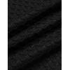 COOFANDY Men’s Slim Fit Turtleneck Sweaters Casual Cable Knitted Soft Pullover Sweaters(A-black)