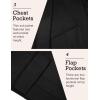 COOFANDY Mens Sport Coat Casual Blazer One Button Business Suit Jacket(Black)