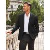 COOFANDY Mens Sport Coat Casual Blazer One Button Business Suit Jacket(Black)