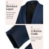 COOFANDY Mens Sport Coat Casual Blazer One Button Business Suit Jacket(Blue)