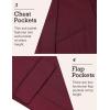 COOFANDY Mens Sport Coat Casual Blazer One Button Business Suit Jacket(Burgundy)