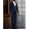 COOFANDY Mens Sport Coat Casual Blazer One Button Business Suit Jacket(Dark Blue)