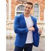 COOFANDY Mens Sport Coat Casual Blazer One Button Business Suit Jacket(Gem Blue)