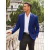 COOFANDY Mens Sport Coat Casual Blazer One Button Business Suit Jacket(Grey Blue)