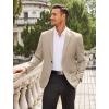COOFANDY Mens Sport Coat Casual Blazer One Button Business Suit Jacket(Light Khaki)