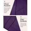 COOFANDY Mens Sport Coat Casual Blazer One Button Business Suit Jacket(Purple)