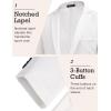 COOFANDY Mens Sport Coat Casual Blazer One Button Business Suit Jacket(White)