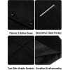 COOFANDY Men’s Suit Vest Slim Fit Formal Dress Waistcoat Casual Business Vests for Suit or Tuxedo(Black)