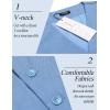 COOFANDY Men’s Suit Vest Slim Fit Formal Dress Waistcoat Casual Business Vests for Suit or Tuxedo(Light Blue)