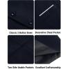 COOFANDY Men’s Suit Vest Slim Fit Formal Dress Waistcoat Casual Business Vests for Suit or Tuxedo(Navy Blue)