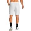 COOFANDY Men’s Sweat Shorts 7 Inch Athletic Workout Shorts 2 Pack Casual Lounge Joggers Short Pants with Pockets(White(1 Pack of 1))