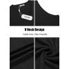 COOFANDY Men’s Sweater Vest V Neck Slim Fit Cable Knitted Sleeveless Pullover Sweater(Black)