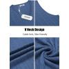 COOFANDY Men’s Sweater Vest V Neck Slim Fit Cable Knitted Sleeveless Pullover Sweater(Blue)