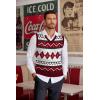 COOFANDY Men’s Sweater Vest V Neck Slim Fit Cable Knitted Sleeveless Pullover Sweater(Gz981 Red and White Plaid)