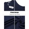 COOFANDY Men’s Sweater Vest V Neck Slim Fit Cable Knitted Sleeveless Pullover Sweater(Navy Blue)