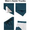COOFANDY Men’s Swim Trunks Quick Dry Board Shorts Swimsuit Swimwear Bathing Suit(B Peacock Blue)