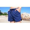 COOFANDY Men’s Swim Trunks Quick Dry Board Shorts Swimsuit Swimwear Bathing Suit(L Snorkel Blue)