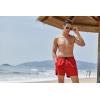 COOFANDY Men’s Swim Trunks Quick Dry Board Shorts Swimsuit Swimwear Bathing Suit(Orange Red)