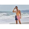 COOFANDY Men’s Swim Trunks Quick Dry Board Shorts Swimsuit Swimwear Bathing Suit(P American Flag)