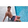 COOFANDY Men’s Swim Trunks Quick Dry Board Shorts Swimsuit Swimwear Bathing Suit(P American Flag-2)